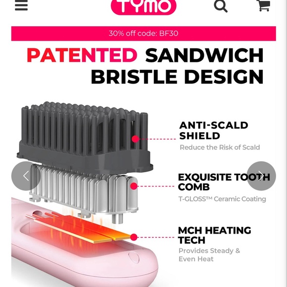 Tymo Porta Pro Styling Brush - Picture 7 of 9